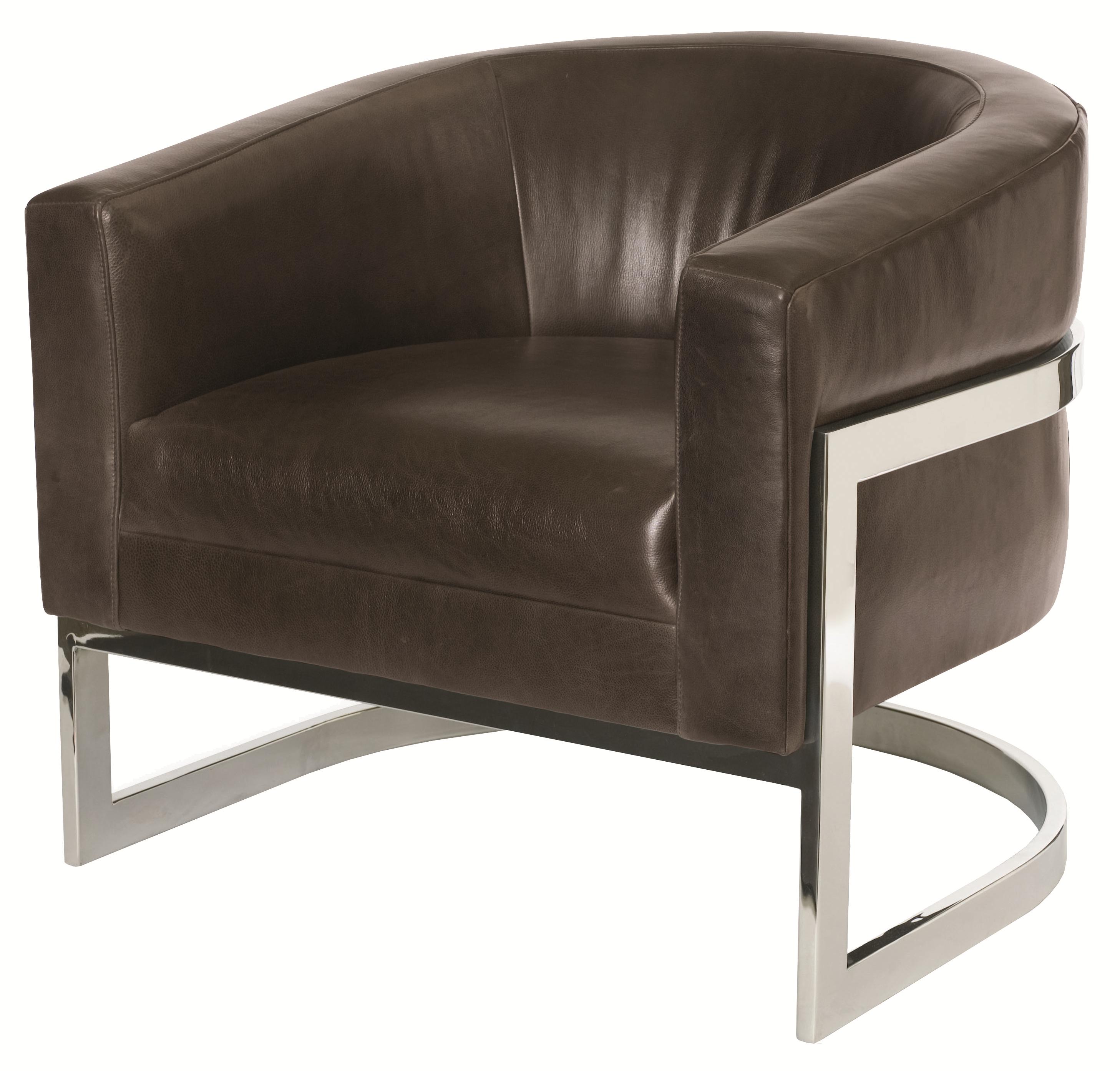 Bernhardt Upholstered Accents Callie Chair with Metal Legs and Modern